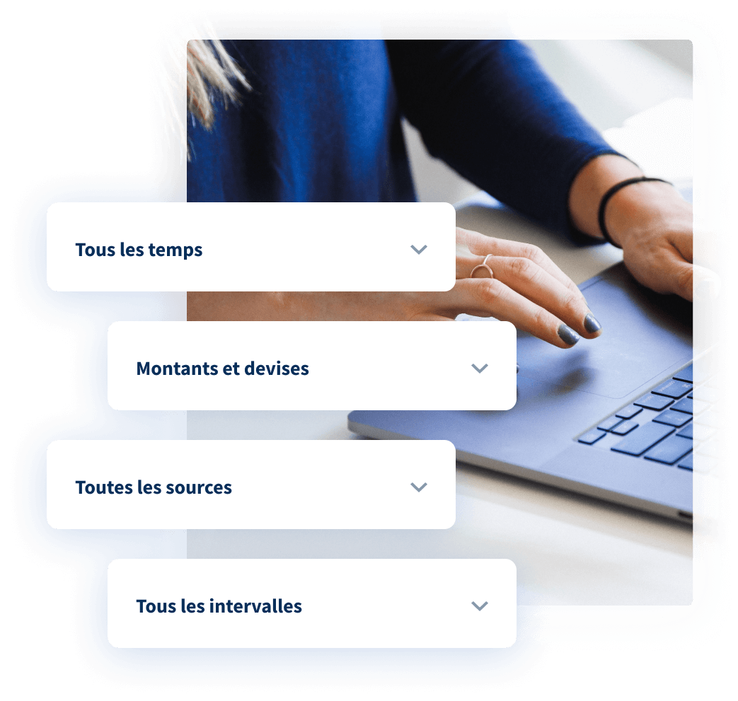 Utilisez des filtres avancés pour les donateurs Utilisez des filtres avancés pour les donateurs