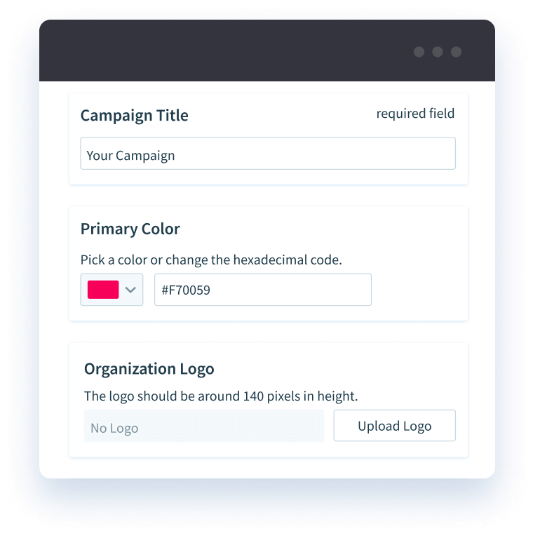 Create a Donorbox Campaign Create a Donorbox Campaign